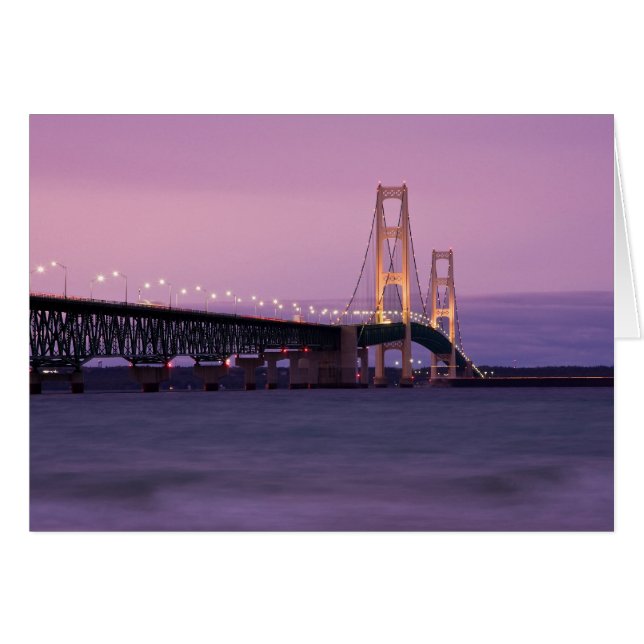 Mackinac Bridge Sunset (Voorkant Horizontaal)