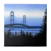 Mackinac Bridge Tegeltje (Voorkant)