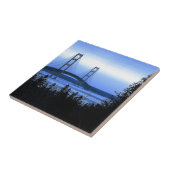 Mackinac Bridge Tegeltje (Zijkant)