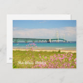 Mackinac Bridge "The Big Mac" Briefkaart (Voorkant / Achterkant)