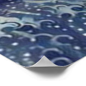 Mackinac Bridge Ukiyoe Style Poster (Hoek)