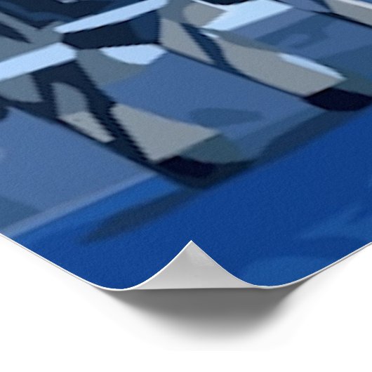 Mackinac Bridge Vector Poster (Hoek)