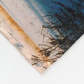 Mackinac Bridge winter fleece deken (Hoek)