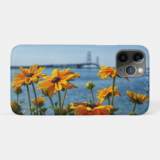 Mackinac Bridge Zwarte Ogen Case-Mate iPhone Case (Achterkant (horizontaal))