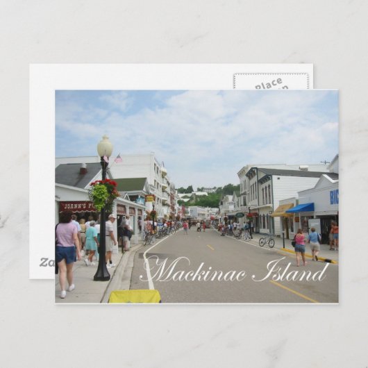 Mackinac Briefkaart (Voorkant / Achterkant)