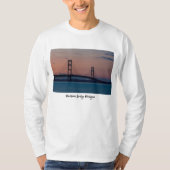 Mackinac-brug in Dusk T-shirt (Voorkant)