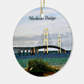 Mackinac-brug, Mackinac-eiland Keramisch Ornament (Links)