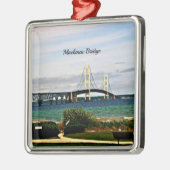 Mackinac-brug, Mackinac Island Metalen Ornament (Links)
