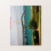 Mackinac-brug Michigan. Legpuzzel (Verticaal)