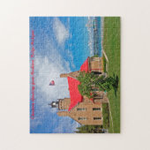 Mackinac-brug Michigan. Legpuzzel (Verticaal)