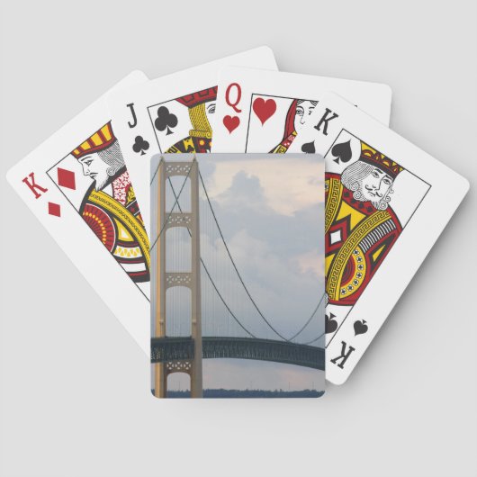 Mackinac-brug, Michigan, VS Speelkaarten (Achterkant)
