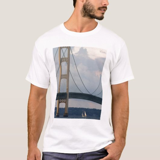 Mackinac-brug, Michigan, VS T-shirt (Voorkant)