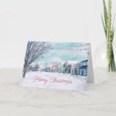 Mackinac City Kerstgroetkaart Kaart (Voorkant)