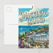 Mackinac-eiland Briefkaart (Voorkant / Achterkant)