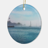 Mackinac Harbour Keramisch Ornament (Links)