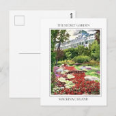 Mackinac het Geheime Briefkaart van de tuin (Voorkant / Achterkant)