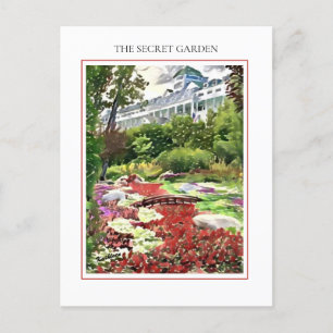 Mackinac het Geheime Briefkaart van de tuin