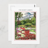 Mackinac het Geheime Briefkaart van de tuin (Voorkant / Achterkant)