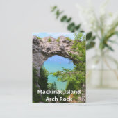 Mackinac Island Arch Rock Briefkaart (Staand voorkant)