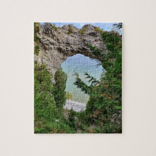 Mackinac Island Arch Rock Legpuzzel (Verticaal)