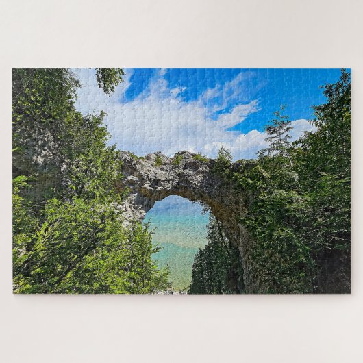 Mackinac Island Arch Rock Legpuzzel (Horizontaal)