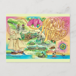 Mackinac Island Bezienswaardigheden Ansichtkaart Briefkaart