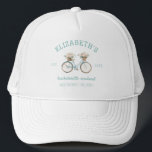 Mackinac Island Bike Bachelorette Trucker Pet<br><div class="desc">Met een  fietsafbeelding zijn deze petten een speciale aandenken voor uw vrijgezellenfeest naar Mackinac Island Michigan.</div>