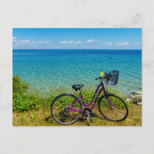 Mackinac Island Bike Briefkaart (Voorkant)