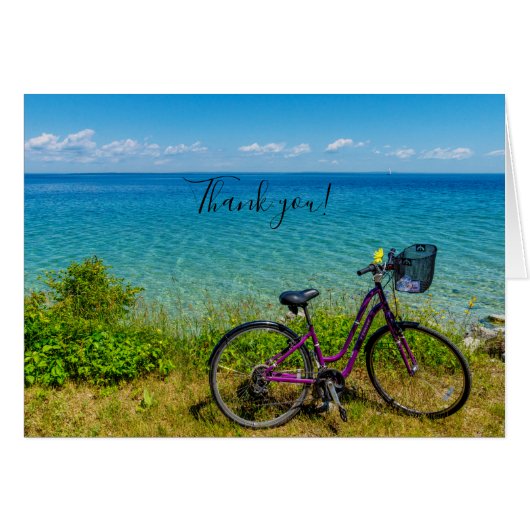 Mackinac Island Bike Hartelijk dank (Voorkant Horizontaal)
