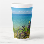 Mackinac Island Bike Latte Mok (Voorkant)