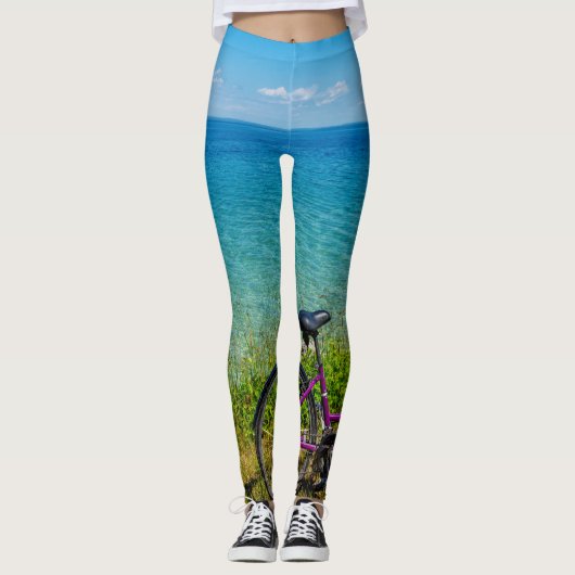Mackinac Island Bike Leggings (Voorkant)