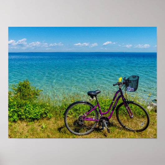 Mackinac Island Bike Poster (Voorkant)