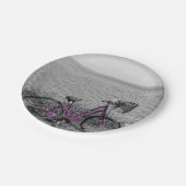 Mackinac Island Bike Selectieve kleur Papieren Bordje (Gekanteld)