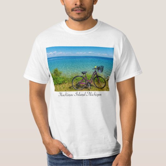 Mackinac Island Bike T-Shirt (Voorkant)