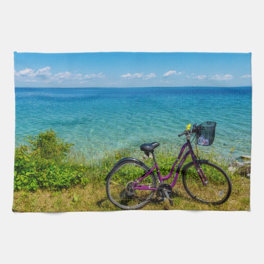 Mackinac Island Bike Theedoek (Horizontaal)