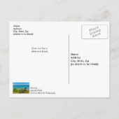 Mackinac Island Bike Thinking You Briefkaart (Achterkant)