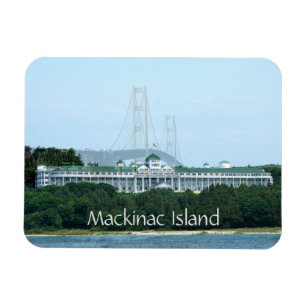 Mackinac Island Bridge Grand Hotel Magnet Magneet