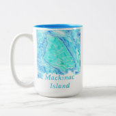 Mackinac Island Coffee Mug Tweekleurige Koffiemok (Links)