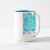 Mackinac Island Coffee Mug Tweekleurige Koffiemok (Voorkant rechts)