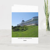 Mackinac Island Collage Kaart (Achterkant)