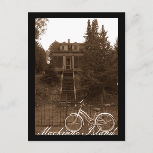 Mackinac Island Cottage Briefkaart (Voorkant)