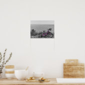 Mackinac Island fiets selectieve kleur Poster (Keuken)