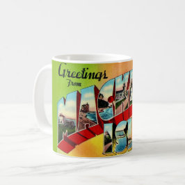 Mackinac Island Groet Ansichtkaart Koffiemok