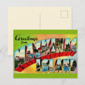 Mackinac Island Groeten Ansichtkaart Briefkaart (Voorkant / Achterkant)