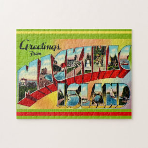 Mackinac Island Groeten Briefkaart Legpuzzel