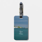 Mackinac Island Harbour Bagagelabel (Achterkant verticaal)