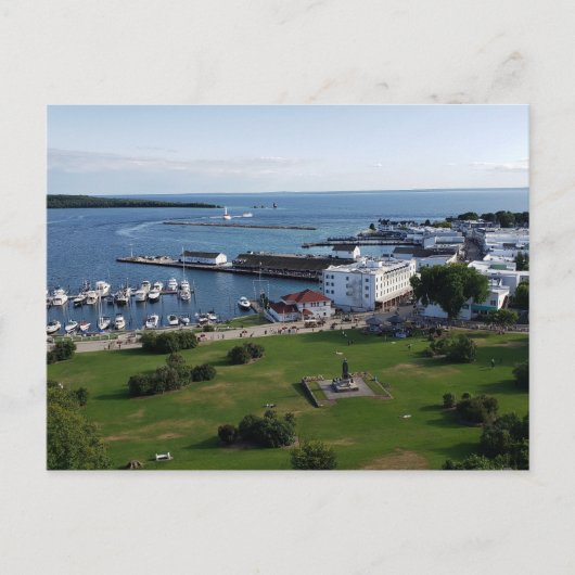 Mackinac Island & Harbour, Michigan Briefkaart (Voorkant)