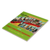 Mackinac Island Herinnering Tegeltje (Zijkant)