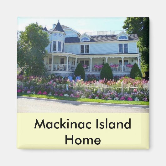 Mackinac Island Home Magneet (Voorkant)
