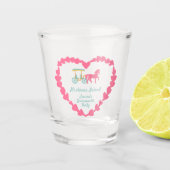 Mackinac Island Horse Drawn Carriage Bachelorette Shot Glas (Voorkant)